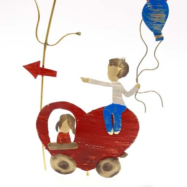 Ζευγάρι με αυτοκίνητο καρδιά