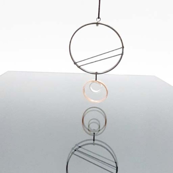 Κολιέ από ορείχαλκο με γεωμετρικούς κύκλους