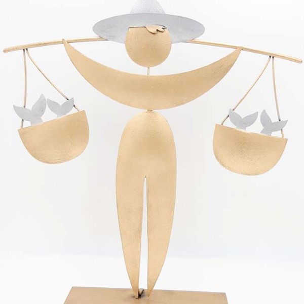 Χειροποίητο διακοσμητικό γραφείου η τοίχου ιδανικό για ψαράδες