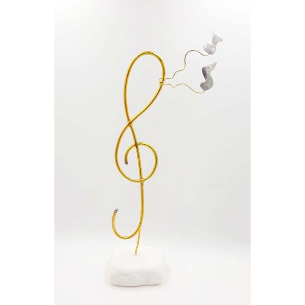 Χειροποίητο διακοσμητικό με θέμα το κλειδί του σολ