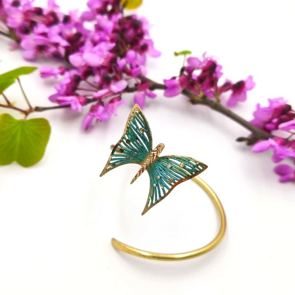 Χειροποίητο βραχιόλι με πεταλούδα