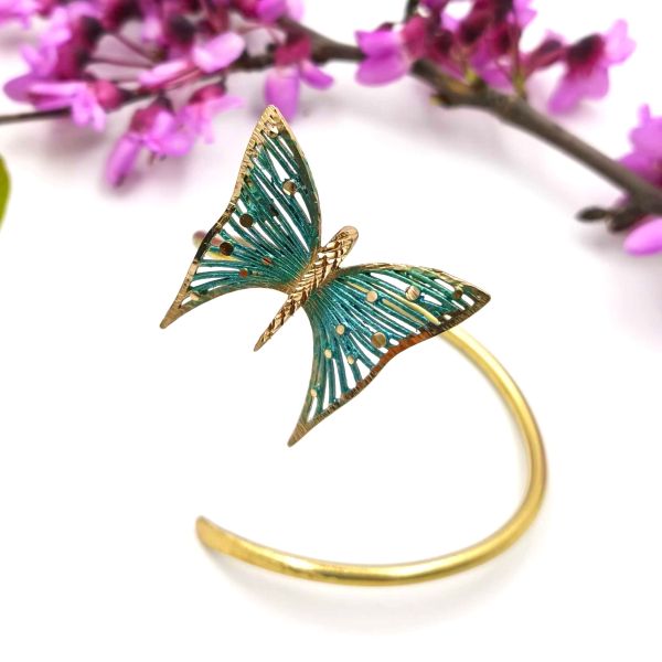 Χειροποίητο βραχιόλι με πεταλούδα