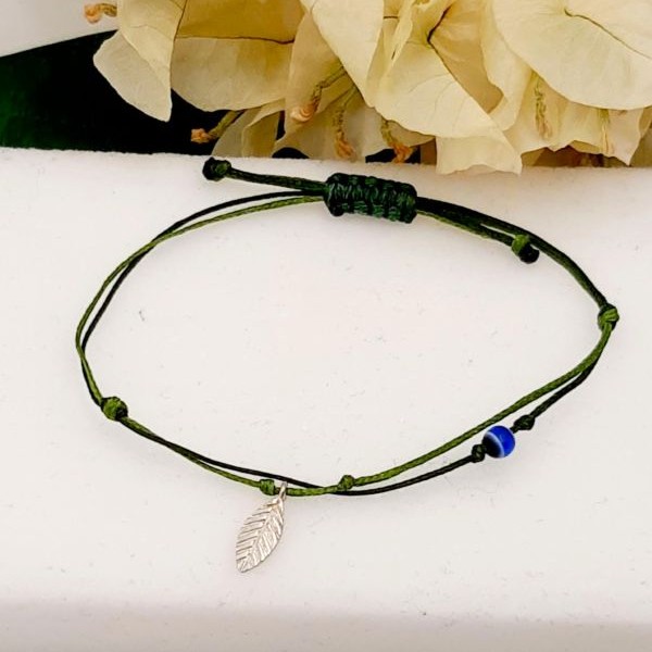 Χειροποίητο βραχιόλι με ''Φτερό'' από ασήμι 925