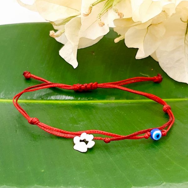 Χειροποίητο βραχιόλι με πατούσες από σκυλάκι από ασήμι 925