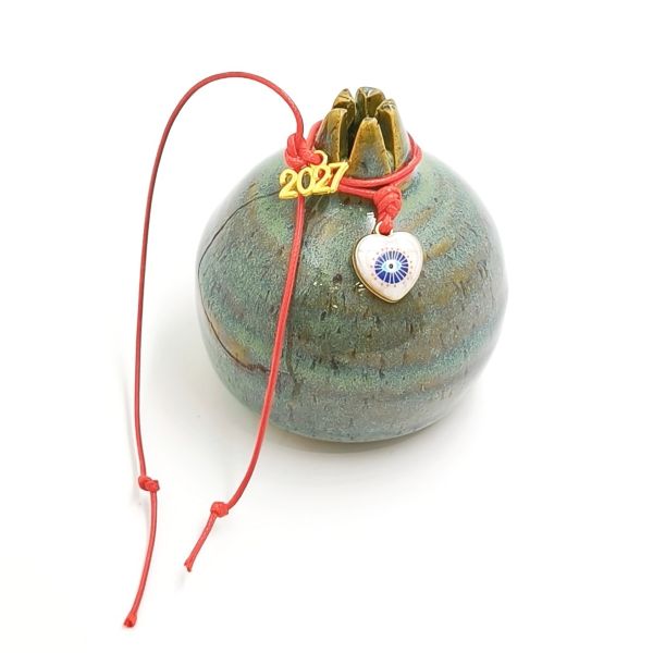 Ceramic Pomegranate Lucky Charm 2027