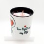 Κεραμικό με αρωματικό κερί (You light up my life)