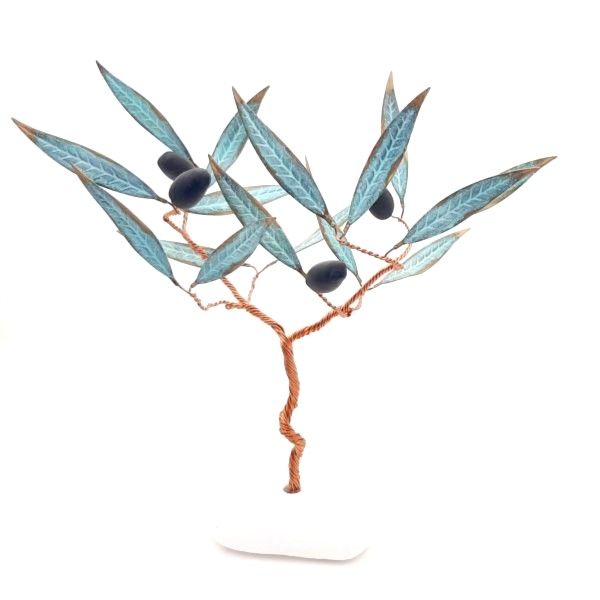  Xειροποίητη επιτραπέζια ελιά από ορείχαλκο